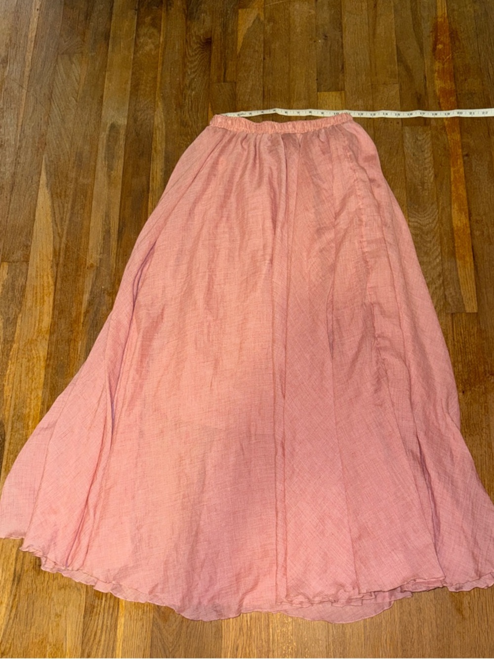 Pink Women's Maxi Skirt - Lightweight Flowy Design